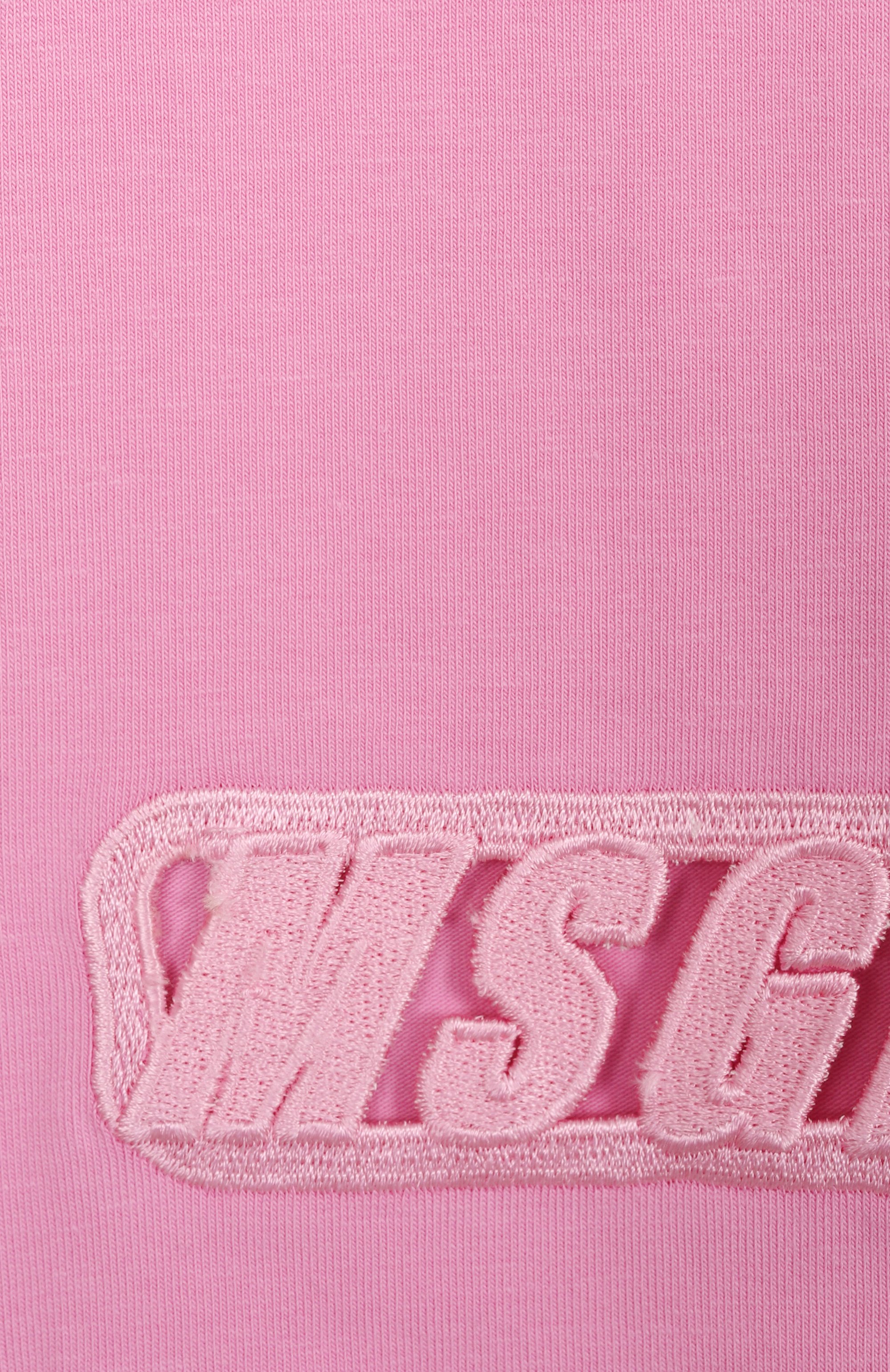 Хлопковые легинсы MSGM KIDS розового цвета по цене 7215 руб., арт. S5MSJGCL087, фото 3 Хлопковые легинсы MSGM KIDS, арт. S5MSJGCL087, фото 3