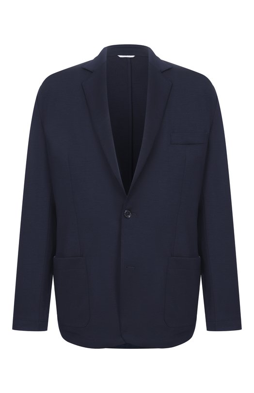 Шерстяной пиджак Marco Pescarolo GI0VE/53Y19 Синий GI0VE/53Y19
