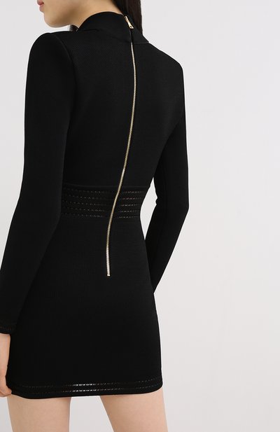 Платье из вискозы BALMAIN, арт. UF16338/K119, фото 4