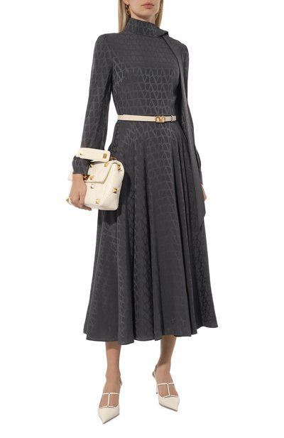 Шелковое платье VALENTINO, арт. 5B3VAA057TK, фото 2