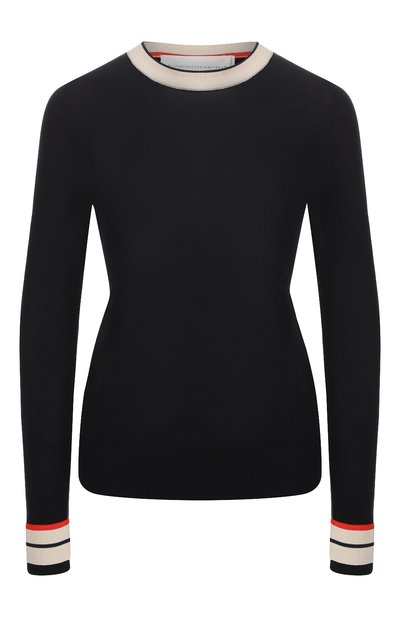 Женский шерстяной пуловер VICTORIA, VICTORIA BECKHAM, арт. KNTVV 115 PSS19 MERIN0 W00L / EMB
