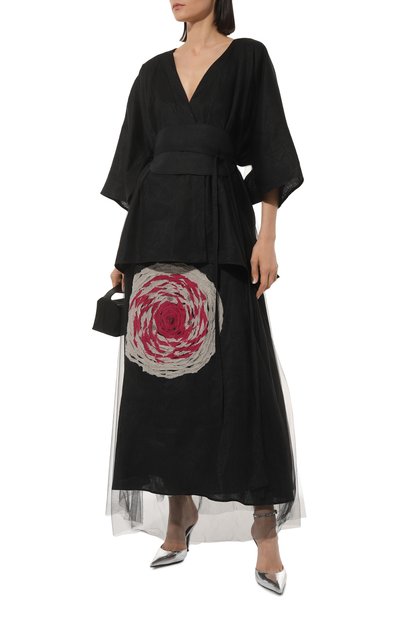 Юбка из хлопка и льна MIDGARD PARIS, арт. B41001, фото 2