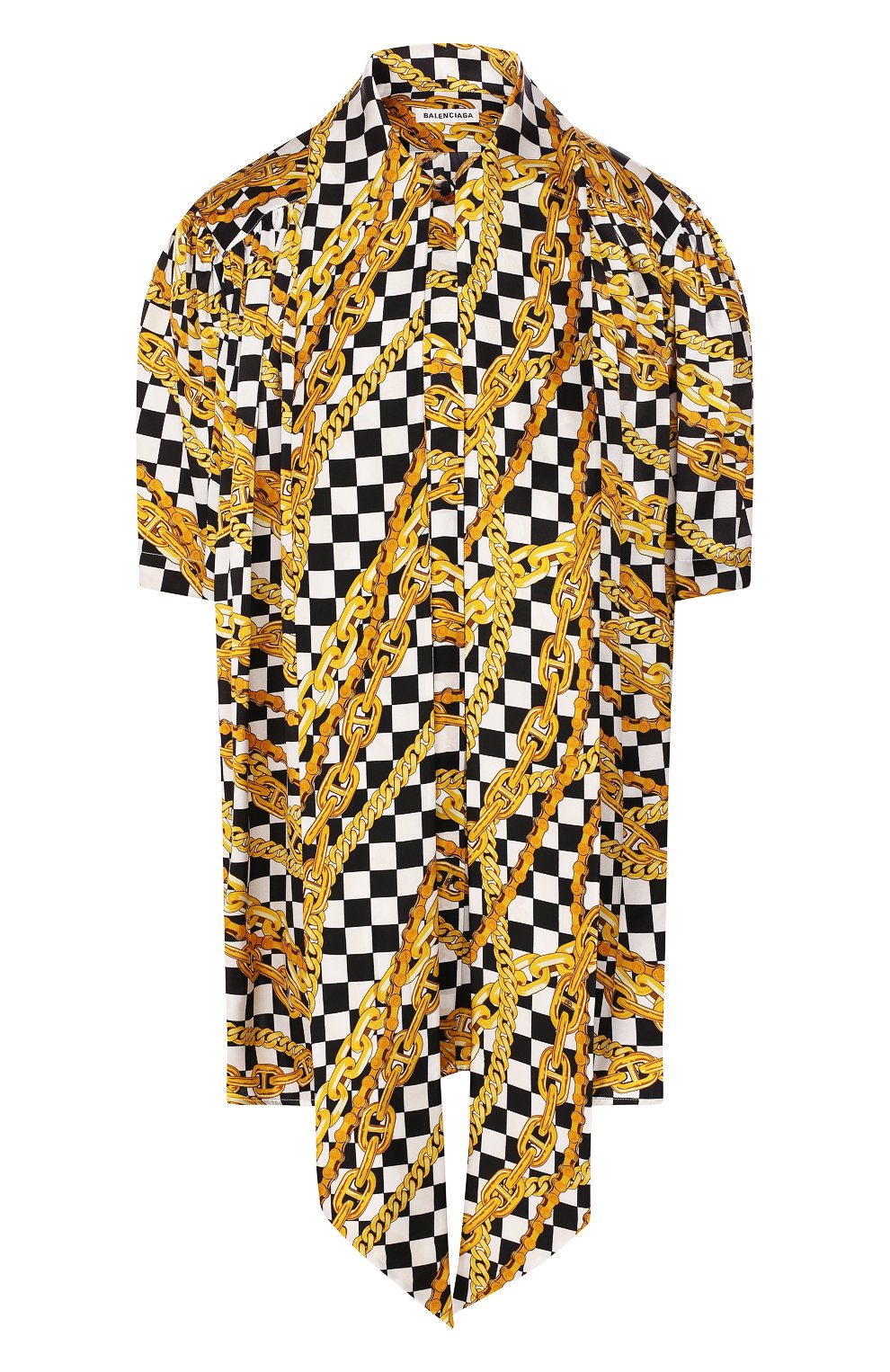 Атласная блузка BALENCIAGA, арт. 602571/TGL10, фото 1