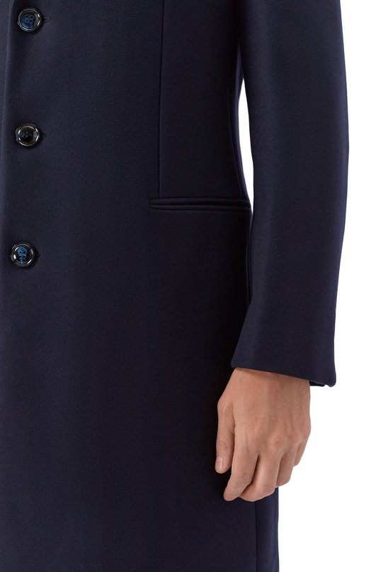 Шерстяное пальто Giorgio Armani GM000643/TE16788 Синий  GM000643/TE16788 Фото 5