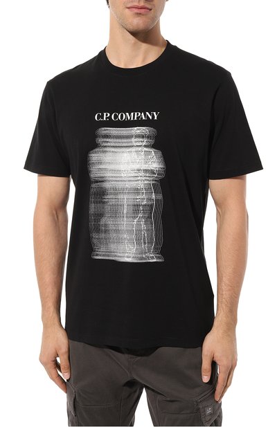 Хлопковая футболка C.P. COMPANY, арт. 15CMTS242A006586W, фото 3