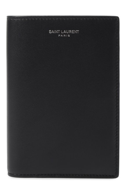 Мужской кожаная обложка для паспорта SAINT LAURENT, арт. 441711/0U90E