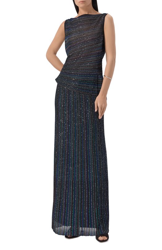 Топ из вискозы Missoni DS25WK0H/BK01CL Разноцветный  DS25WK0H/BK01CL Фото 2