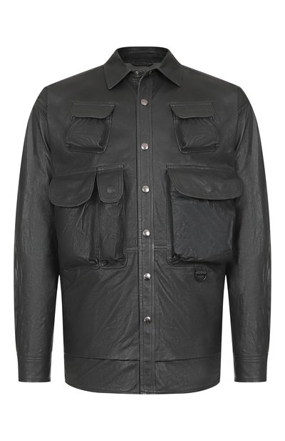 Мужская кожаная рубашка GIORGIO BRATO, арт. GU25S24004NAPSTM