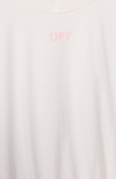Хлопковое платье OFF-WHITE, арт. 0GDB037S26FAB001_001, фото 3