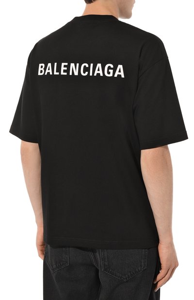 Хлопковая футболка BALENCIAGA, арт. 612966 TIVG5, фото 4