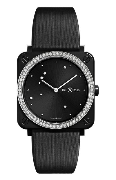 Женские часы br s black diamond eagle diamonds BELL AND ROSS, арт. BRS-EBL-CE-LGD/SCA
