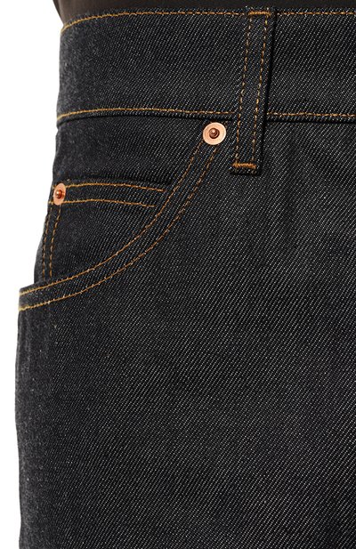 Джинсы GUCCI темно-синего цвета по цене 109000 руб., арт. 700949/XDB1Z, фото 5 Джинсы GUCCI, арт. 700949/XDB1Z, фото 5