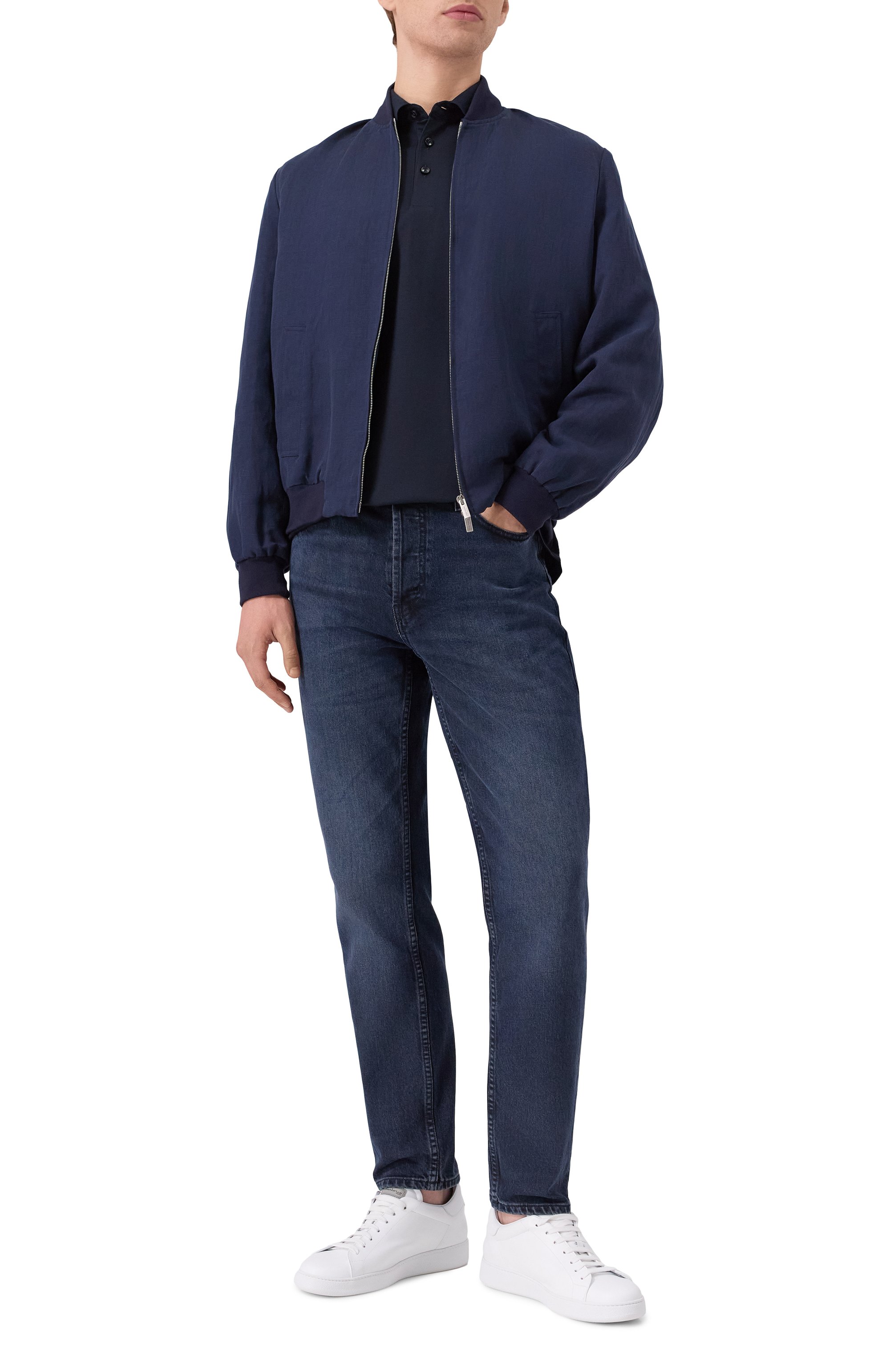 Хлопковое поло BOSS, арт. 50520297, фото 2