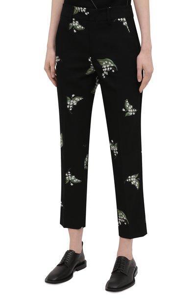 Брюки из хлопка и шерсти REDVALENTINO, арт. VR3RBD45/5M4, фото 3