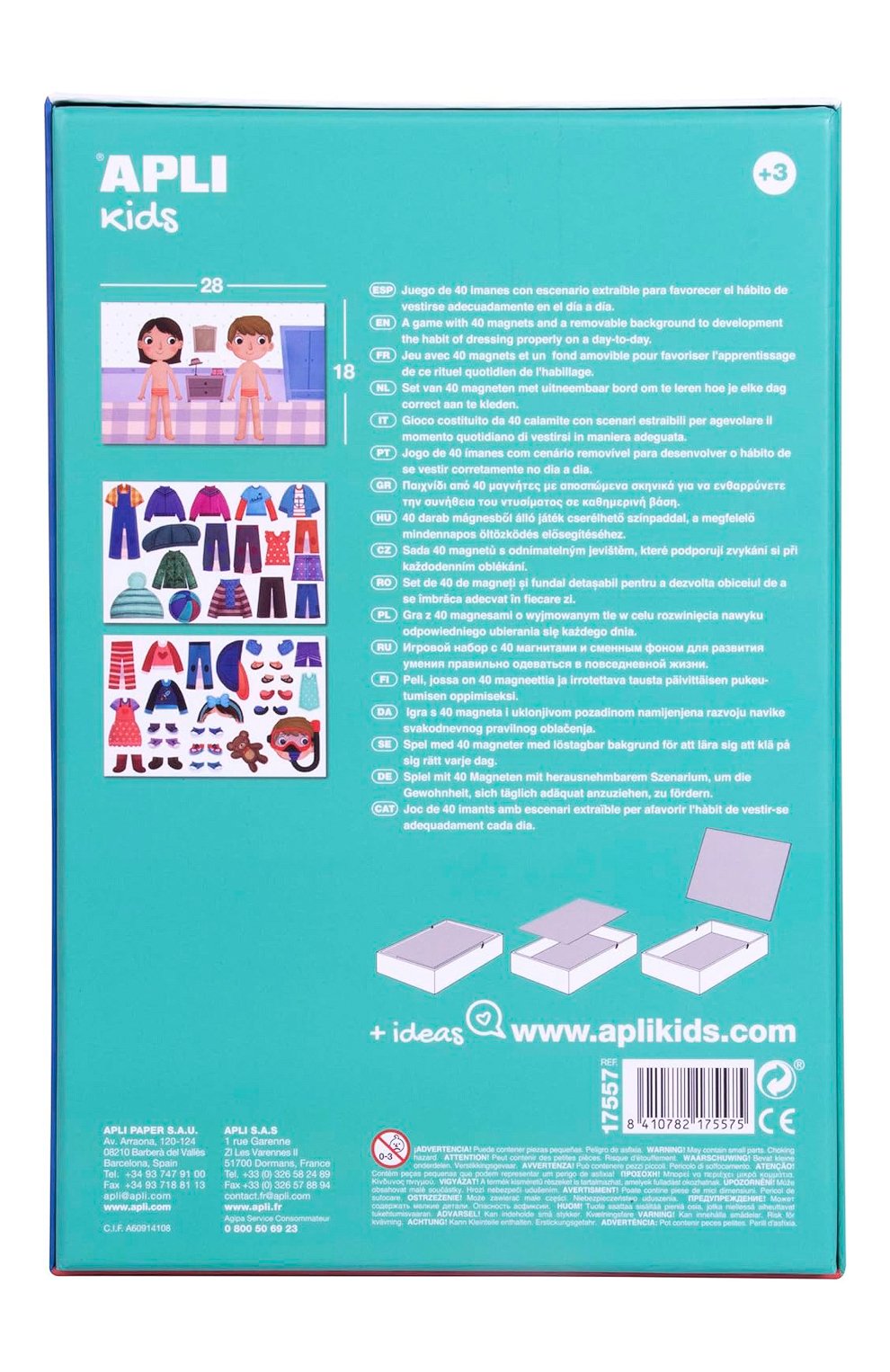 Магнитная игра гардероб APLI KIDS, арт. 17557, фото 3