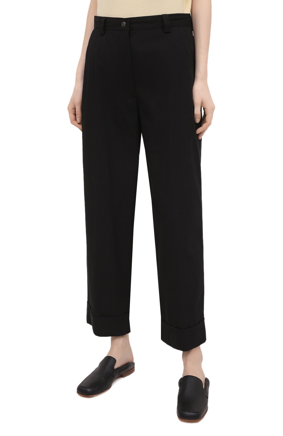 Брюки из хлопка и вискозы DRIES VAN NOTEN, арт. 211-10903-2109, фото 3