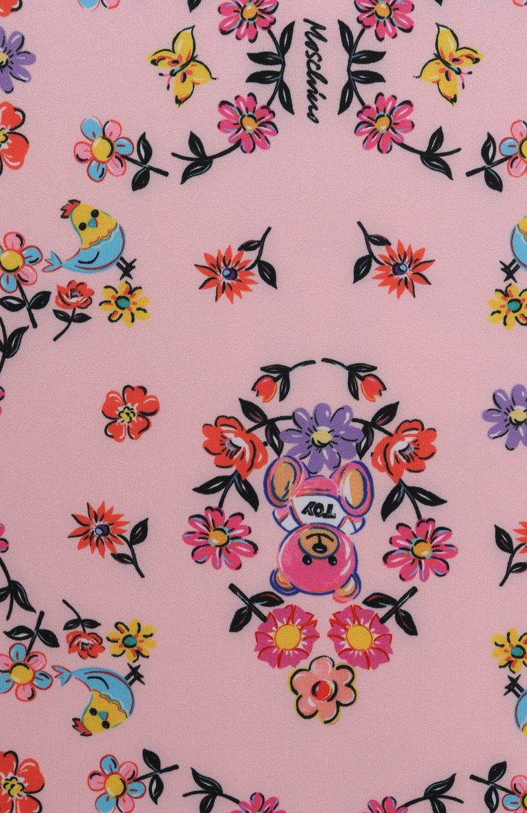 Детского слитный купальник MOSCHINO светло-розового цвета, арт. HDL00X/LKA00/4-8 | Фото 3 (Нос: Не проставлено; Материал внешний: Синтетический материал; Принт: С принтом; Девочки Кросс-КТ: Купальники-пляж; Тематический товар: Teddy Bear; Автоматизация состава: Проставлено; Ростовка одежда: 4 года | 104 см, 5 лет | 110 см, 6 лет | 116 см, 8 лет | 128 см)