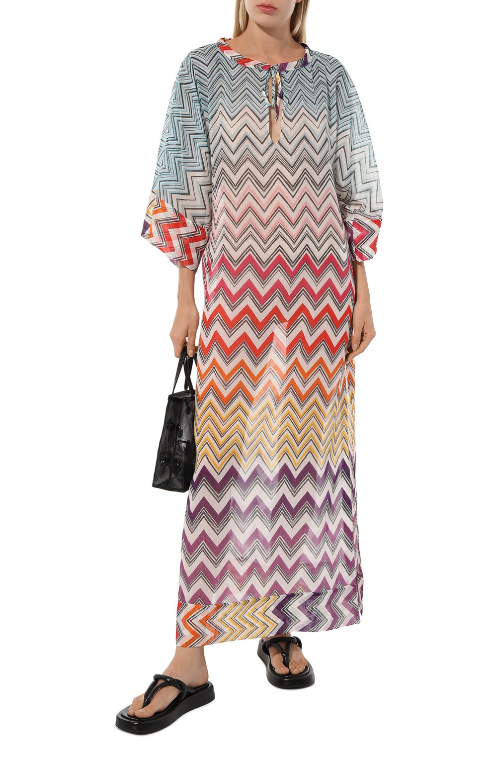 Туника из хлопка и шелка MISSONI, арт. MS23SQ1P/BW00NM, фото 2