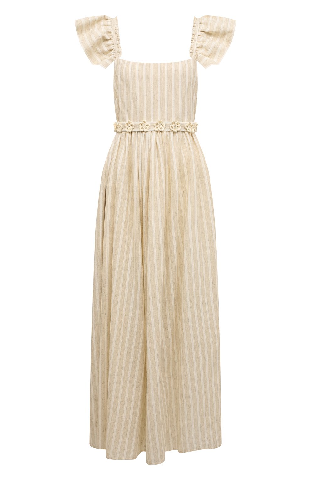 Хлопковое платье VIKA 2.0 бежевого цвета по цене 58750 руб., арт. SS22-13108, фото 1 Хлопковое платье VIKA 2.0, арт. SS22-13108, фото 1