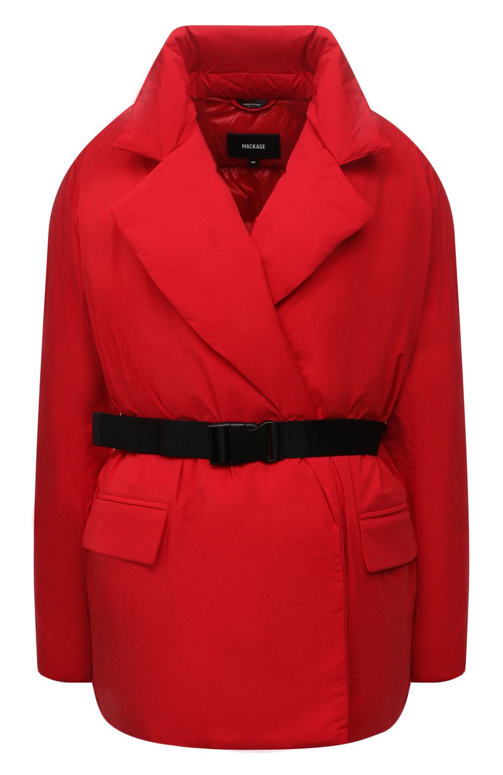 Пуховая куртка MACKAGE красного цвета по цене 97700 руб., арт. NYLAH, фото 1 Пуховая куртка MACKAGE, арт. NYLAH, фото 1