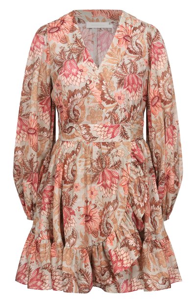 Женское хлопковое платье ZIMMERMANN, арт. 2449DRS263