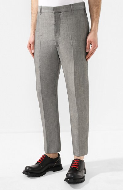 Хлопковые брюки ALEXANDER MCQUEEN, арт. 547716/QMU57, фото 3