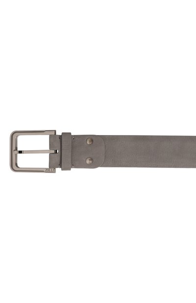Ремень из нубука ZILLI, арт. MJL-CLAQE-01982/0100, фото 4