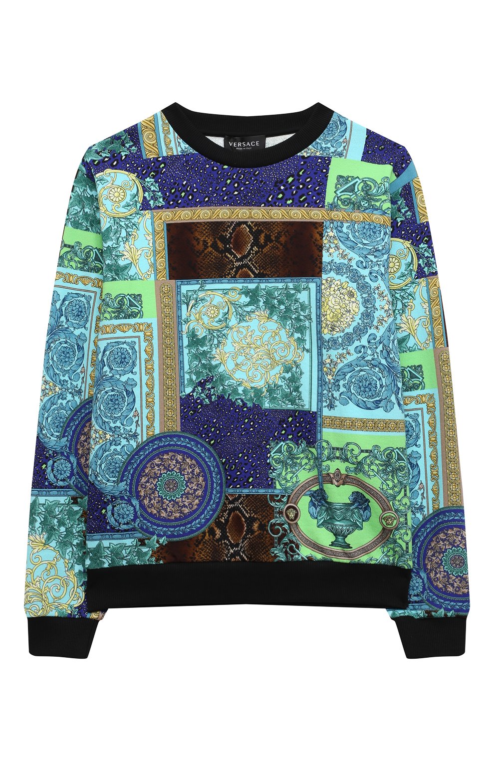Хлопковый свитшот VERSACE, арт. 1000132/1A00277/8A-14A, фото 1