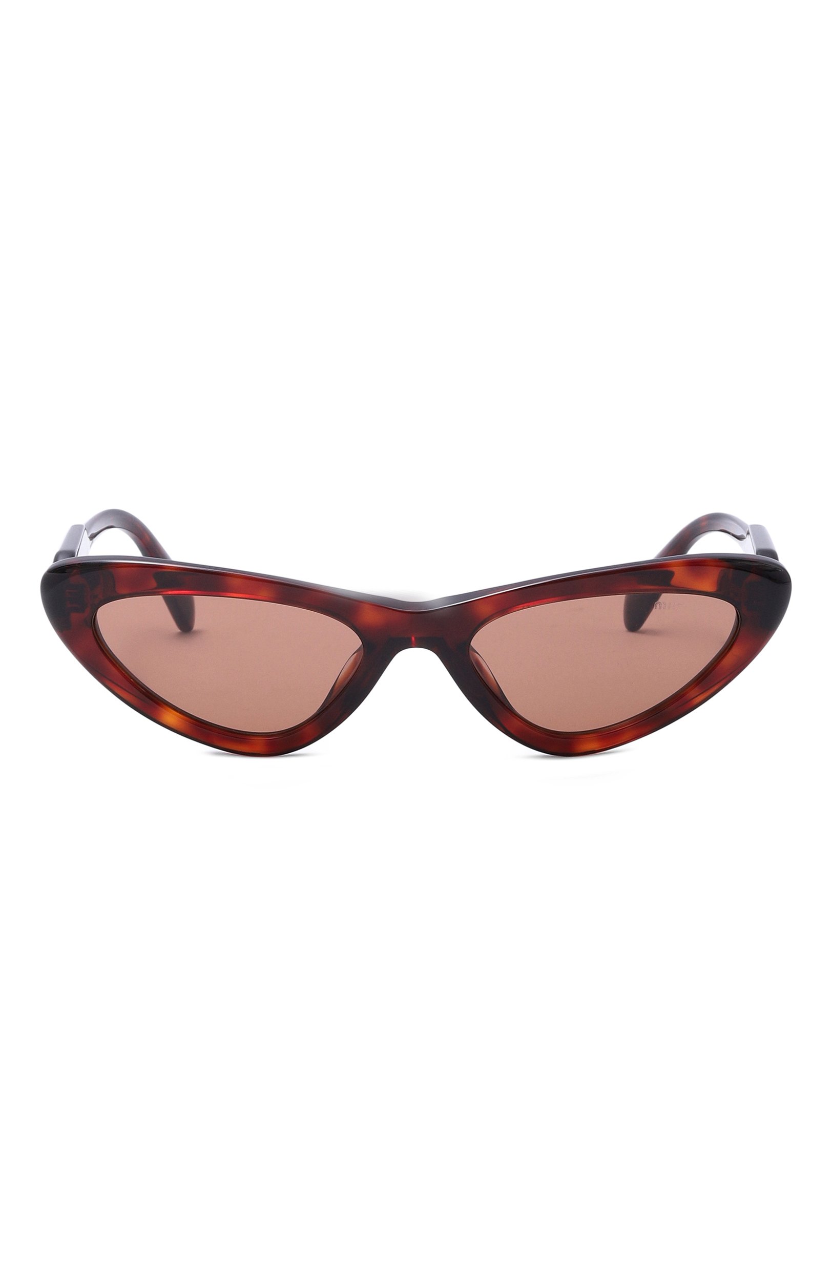 Солнцезащитные очки MIU MIU коричневого цвета по цене 53700 руб., арт. B11SU-27L90Q, фото 3 Солнцезащитные очки MIU MIU, арт. B11SU-27L90Q, фото 3