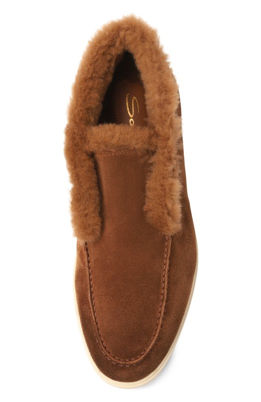 Замшевые ботинки Santoni WUYG58457TISAU0F Коричневый  WUYG58457TISAU0F Фото 6
