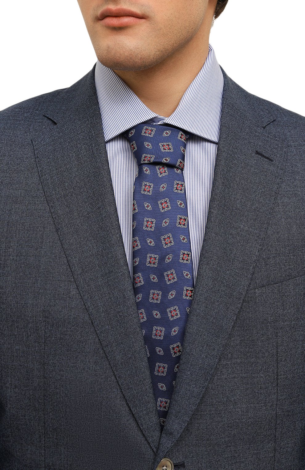 Шелковый галстук CANALI, арт. 18/HJ03989, фото 2