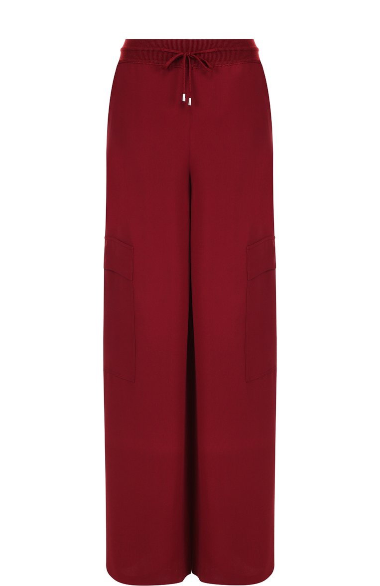 Однотонные шелковые брюки с накладными карманами LORO PIANA, арт. FAI1768, фото 1