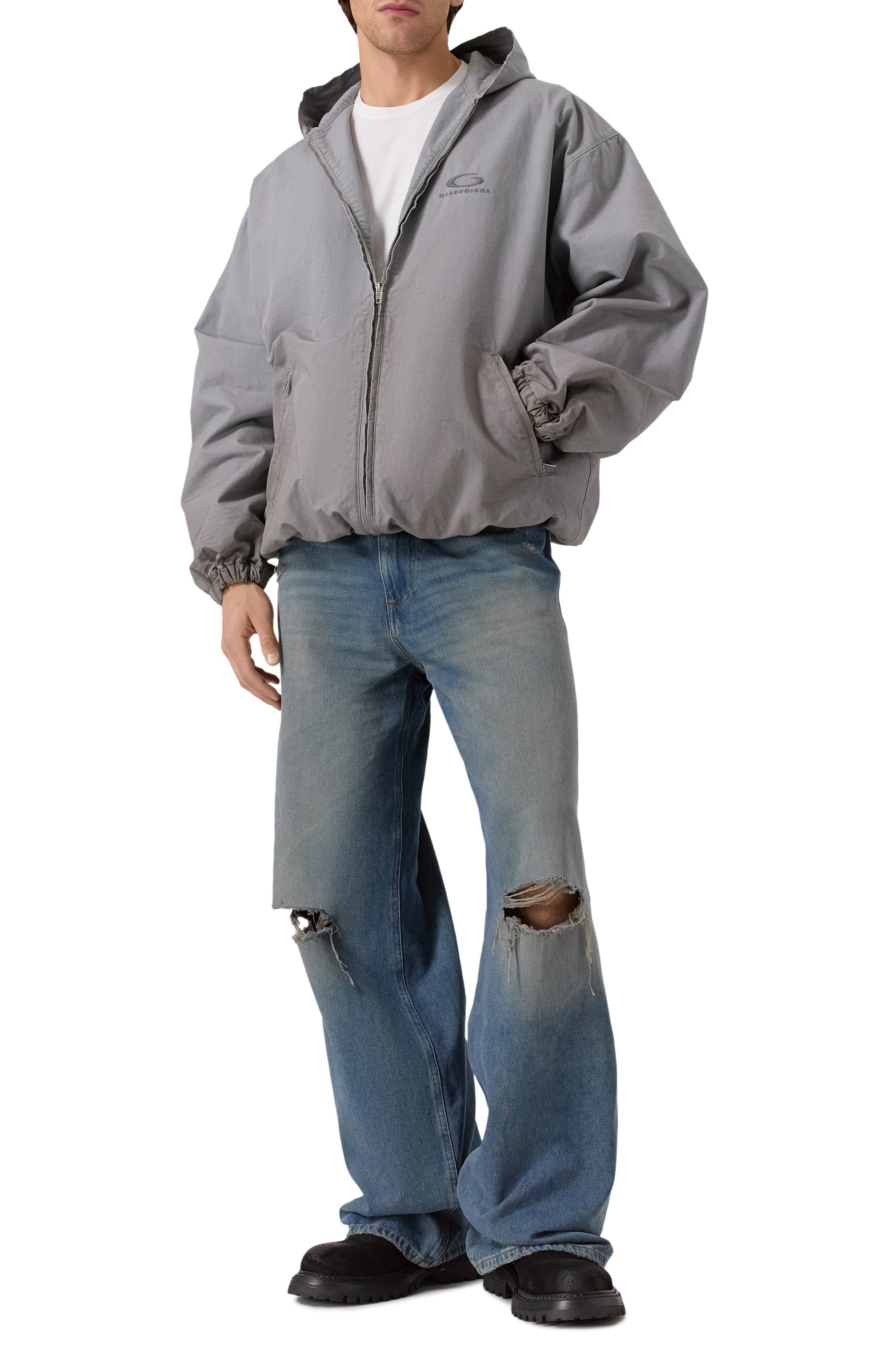 Хлопковая куртка BALENCIAGA, арт. 831340/TQP13, фото 2