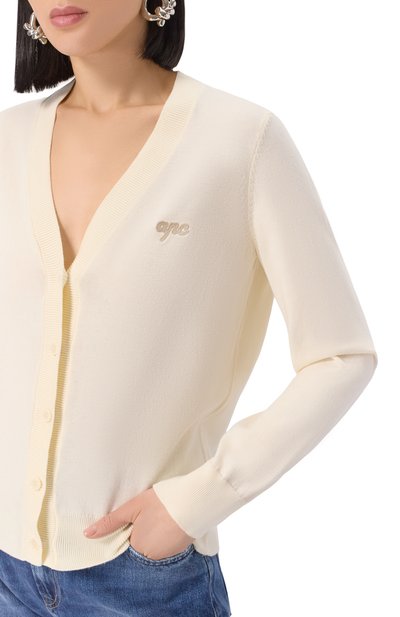 Хлопковый кардиган A.P.C., арт. C0GDK-F22318, фото 5