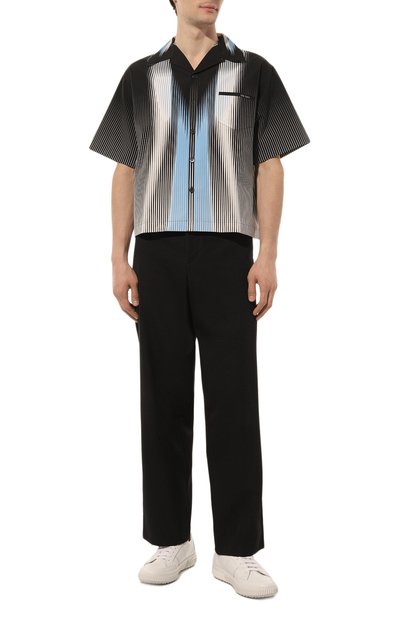 Хлопковая рубашка PRADA, арт. UCS318-1YN3-F0964-211, фото 2