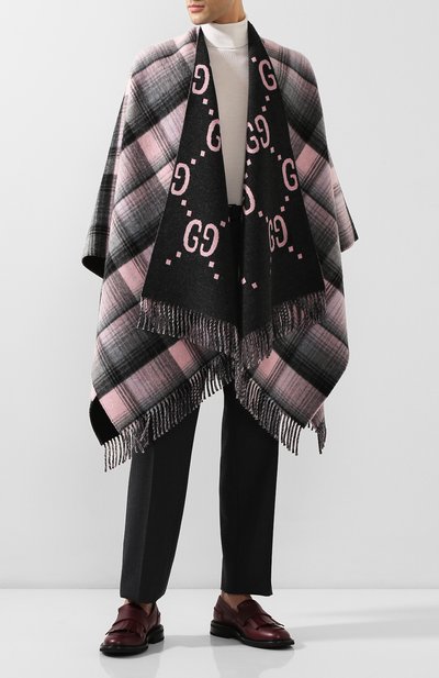 Шерстяное пончо GUCCI, арт. 553118/3G200, фото 2