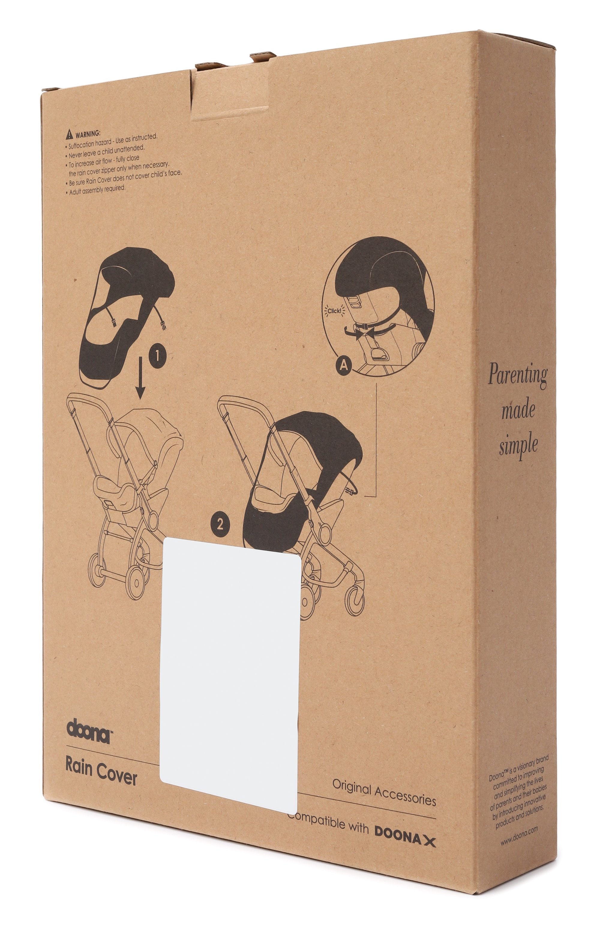 Дождевик для коляски doona x DOONA, арт. SP321-99-001-099, фото 2