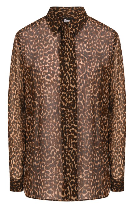 Женская блузка из вискозы THE KOOPLES леопардового цвета по цене 0 руб., арт. FCCL30026K | Фото 1