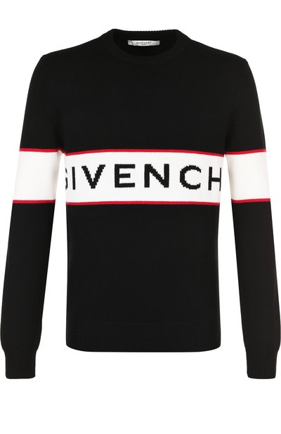 Шерстяной джемпер с логотипом бренда GIVENCHY, арт. BM900G400M, фото 1