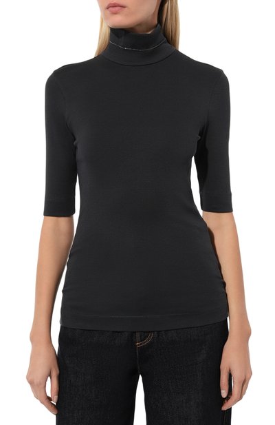 Хлопковая водолазка BRUNELLO CUCINELLI, арт. M0TC8EL504, фото 3