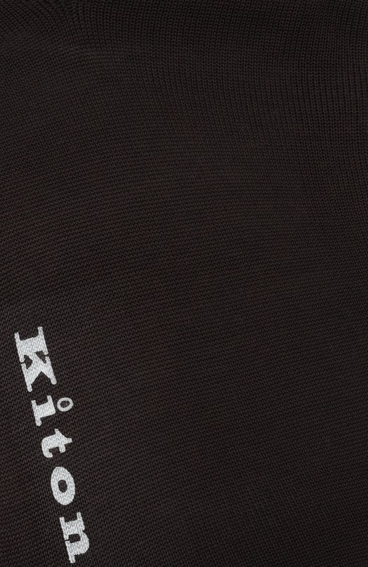 Хлопковые носки Kiton UCALZ10X0751A04 Коричневый  UCALZ10X0751A04 Фото 2