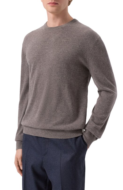 Джемпер из шерсти и кашемира 12 STOREEZ 134699 Серый  134699 Фото 3