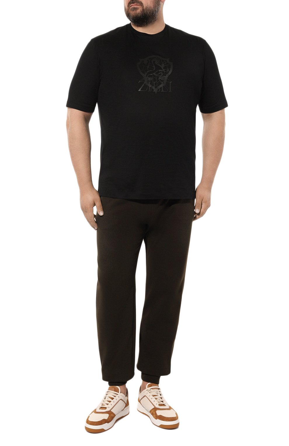 Хлопковые джоггеры MOORER, арт. N0RCIA PANTAL0NE-RAF, фото 2