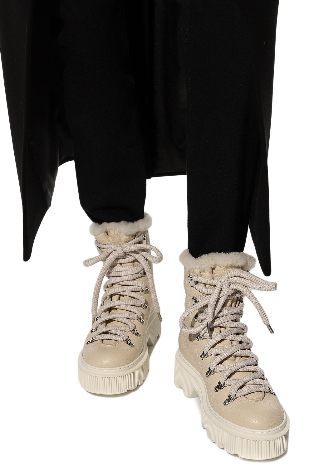 Кожаные ботинки SANTONI, арт. WBCI61037BIAPABLI75, фото 3