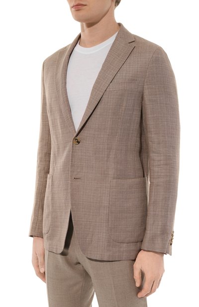 Пиджак изо льна и шерсти ZEGNA, арт. 549711A5/1D7SG0, фото 5