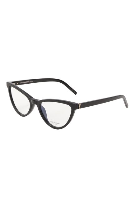Женские оправа SAINT LAURENT черного цвета, арт. SL M138 001 | Фото 1 (Материал: Пластик; Региональные ограничения белый список (Axapta Mercury): Не проставлено; Нос: Не проставлено; Тип очков: Оправа)