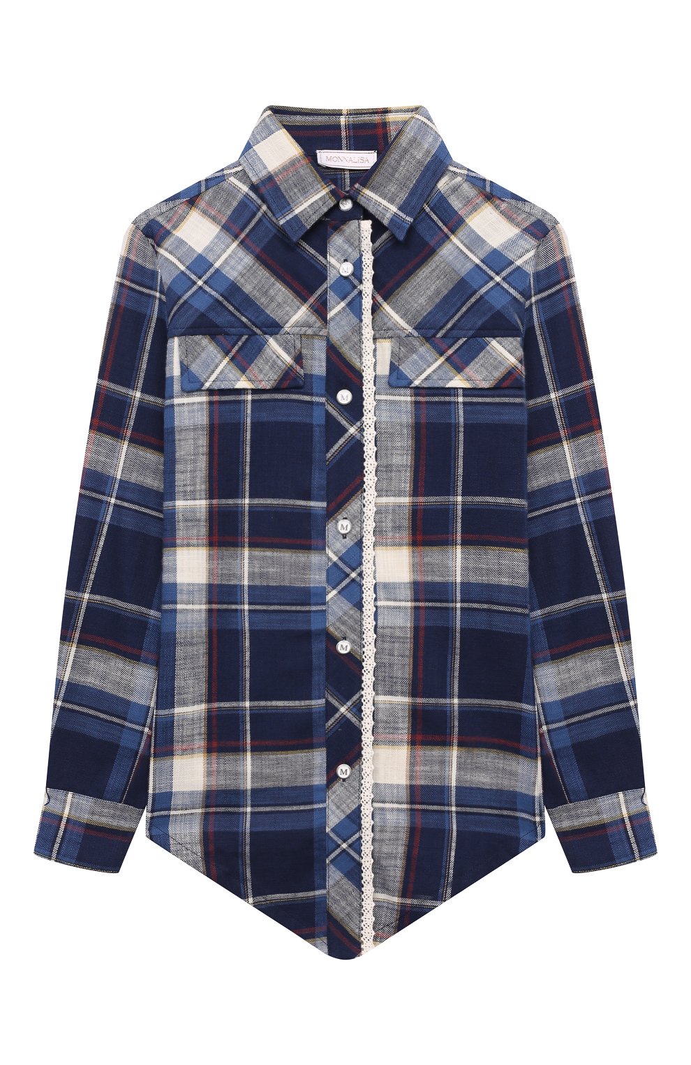 Хлопковая рубашка MONNALISA, арт. 49D301, фото 1