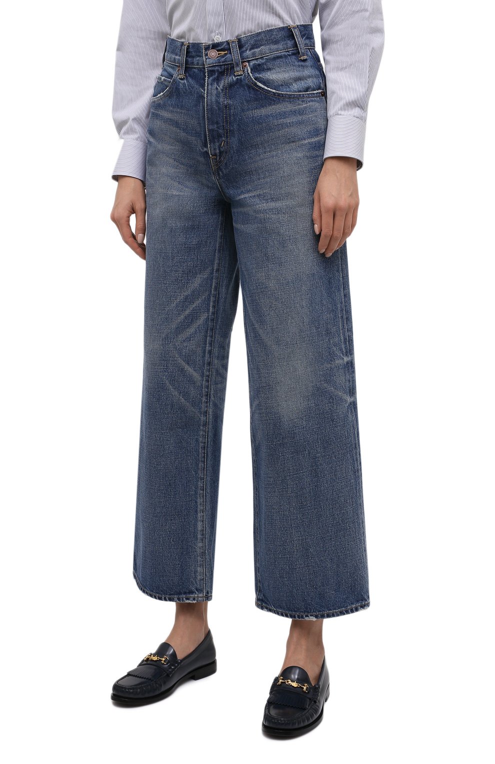 Джинсы CELINE синего цвета по цене 72700 руб., арт. 2N648930F, фото 3 Джинсы CELINE, арт. 2N648930F, фото 3