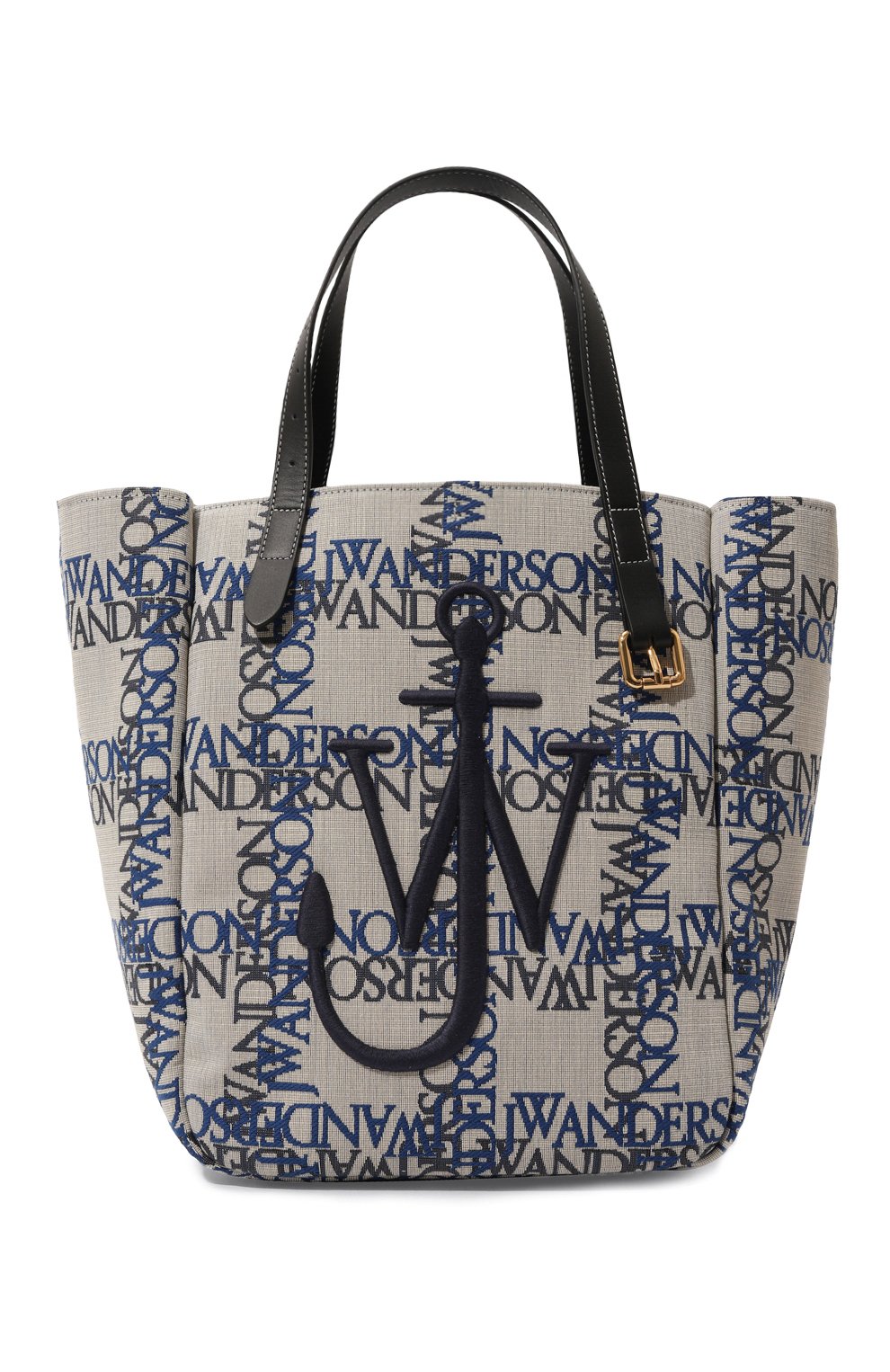 Сумка-тоут belt JW ANDERSON синего цвета по цене 82900 руб., арт. HB0470FA0137, фото 1 Сумка-тоут belt JW ANDERSON, арт. HB0470FA0137, фото 1