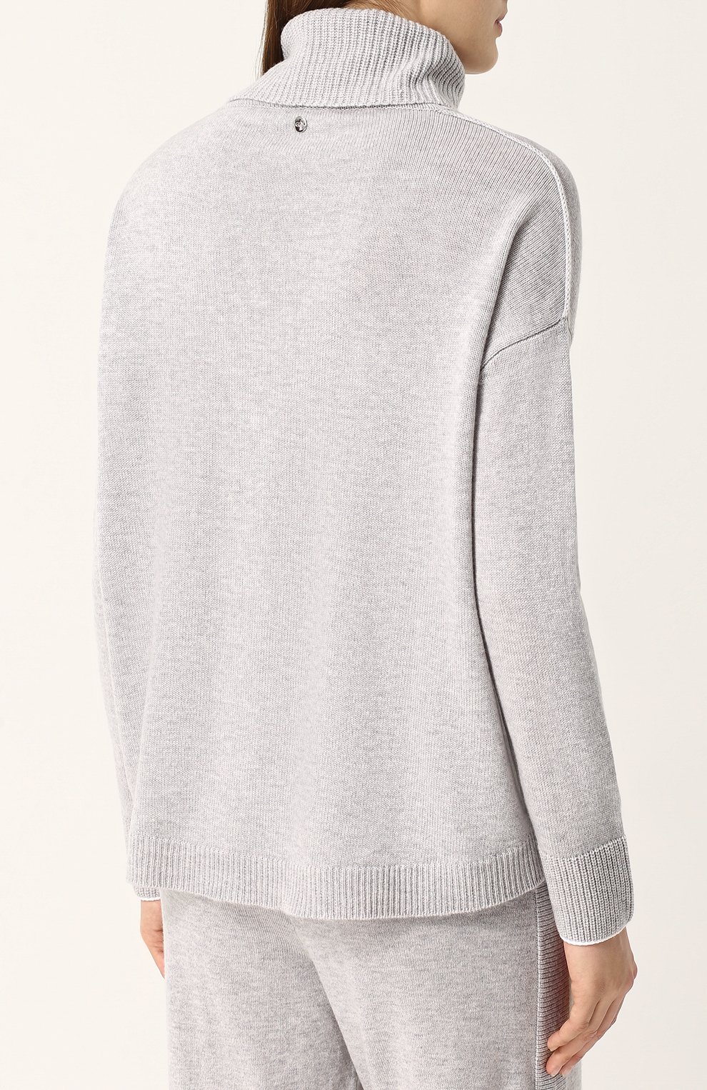 Однотонный свитер свободного кроя с высоким воротником ESCADA SPORT, арт. 5025062, фото 4